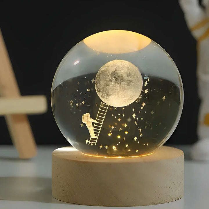 Glow Sphere – Lampada A Sfera Di Cristallo Luminosa
