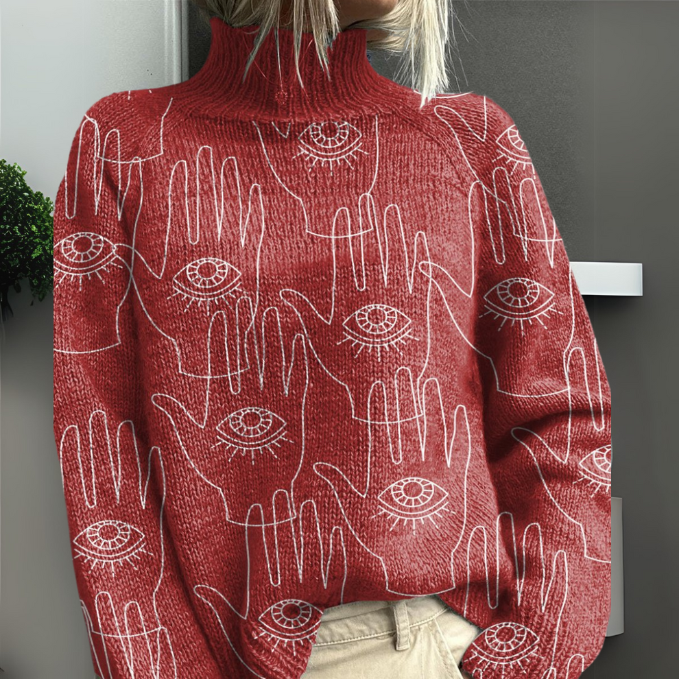 Rasha - Maglione Stampato Colorato