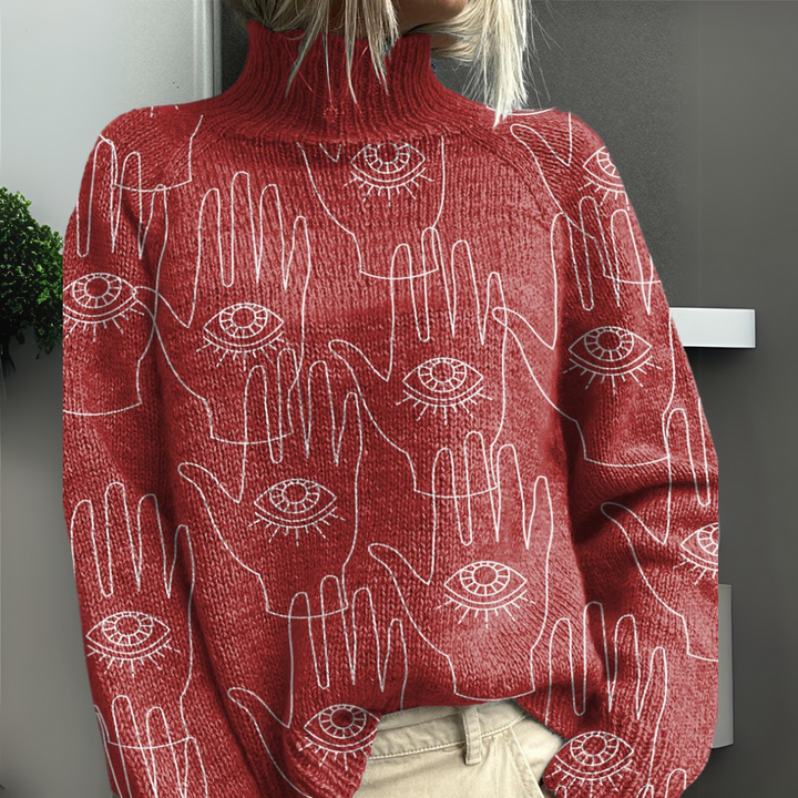 Rasha - Maglione Stampato Colorato