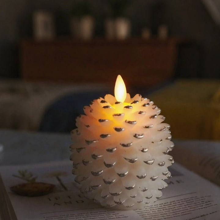 ForestFlame - Candela Senza Fiamma Mood Pine Cone
