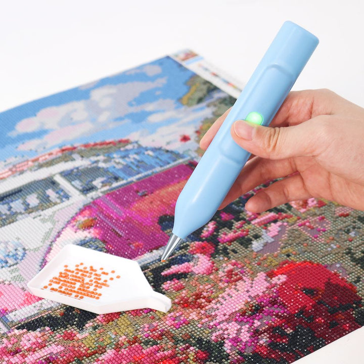 DazzleDot - Penna Diamantata Elettrica per Pittura 6 Colori