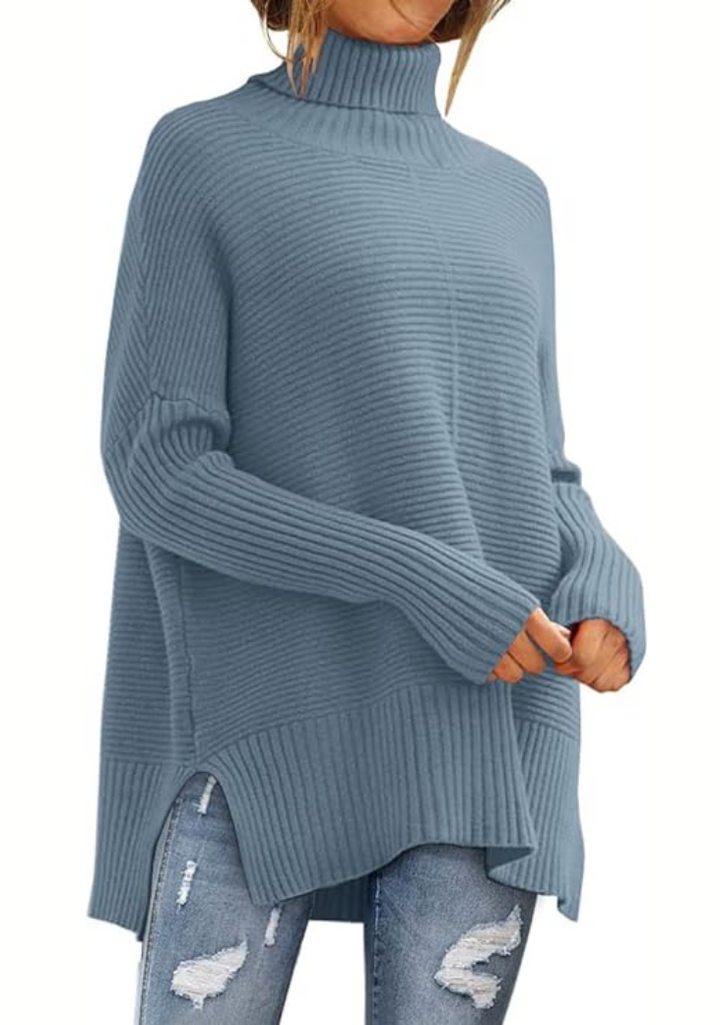 Ambra - Maglione A Collo Alto Lavorato A Maglia