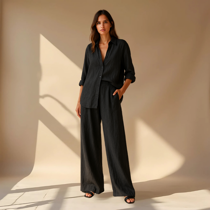 Ashleigh - Set Composto Da Camicia E Pantaloni