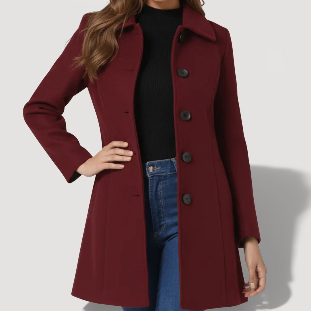 Tharushika - Sophisticated Cappotto a Maniche lunghe