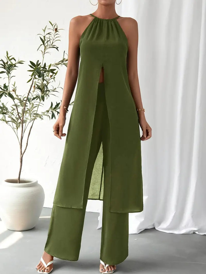 Eirini - Elegante Set Due Pezzi Senza Maniche