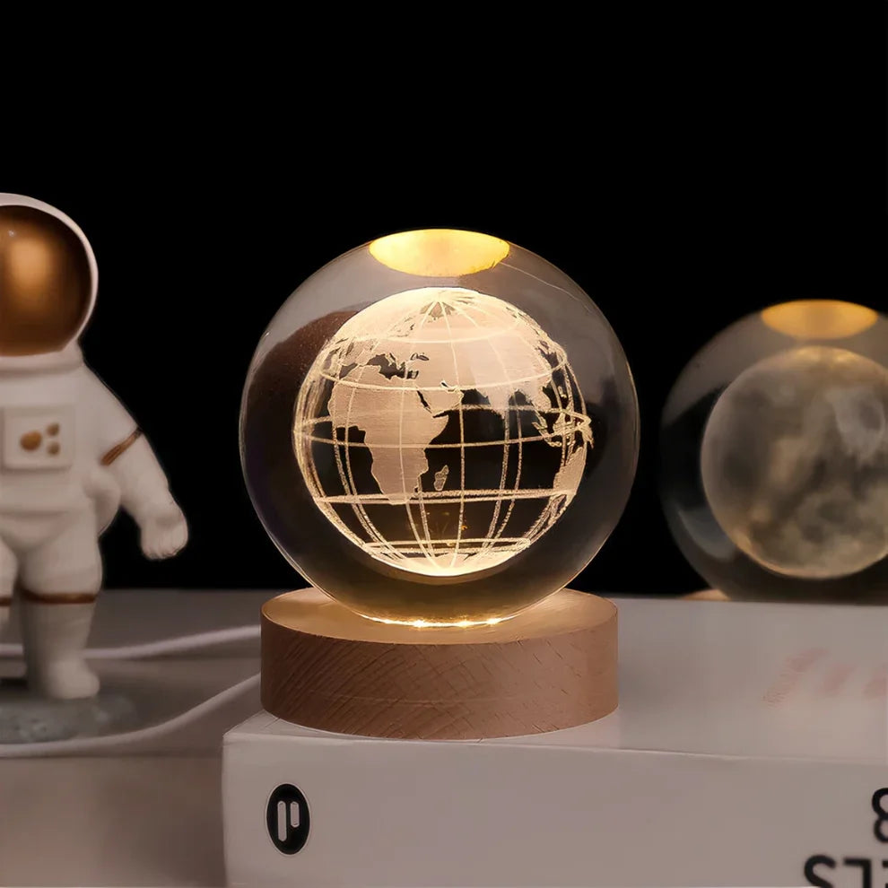 Glow Sphere – Lampada A Sfera Di Cristallo Luminosa