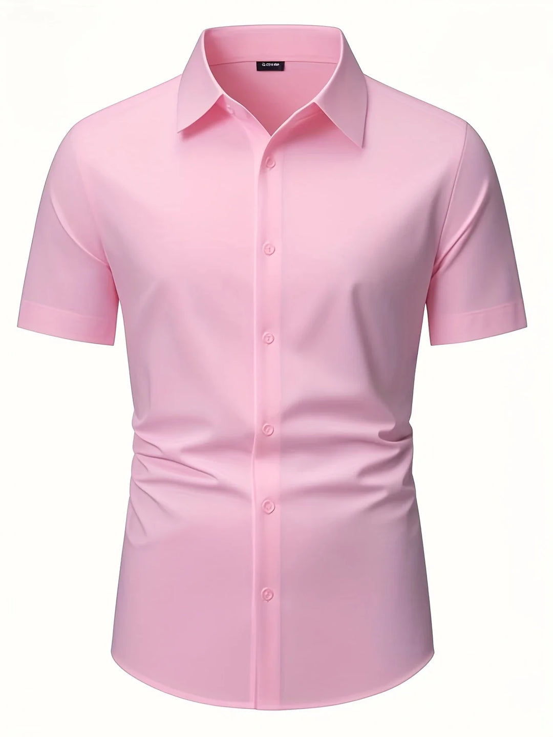 Ezra - Elegante Camicia Vestibilità Aderente Con Bottoni