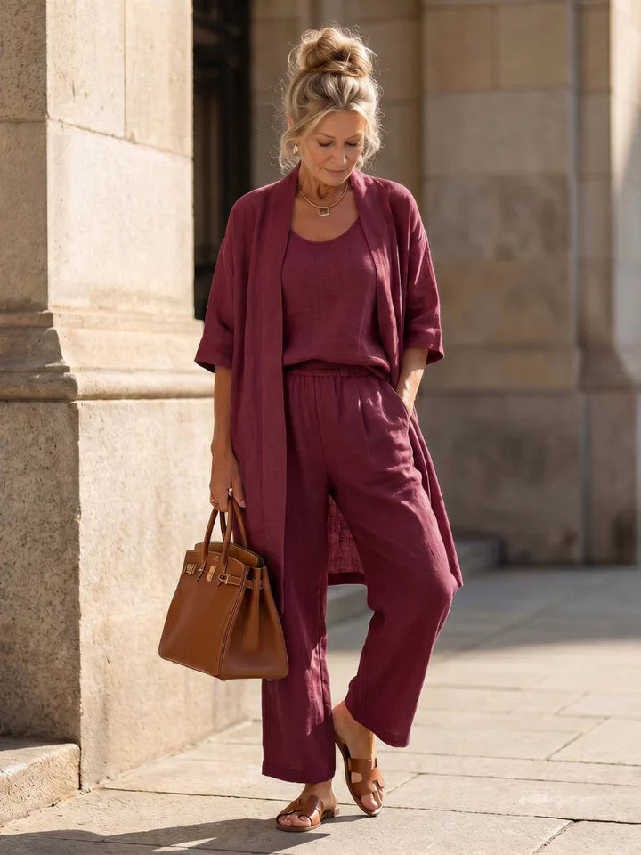 Amberley - Set a Due Pezzi in Lino Leggero