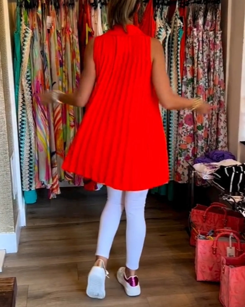 Rowland - Top Senza Maniche Con Volant