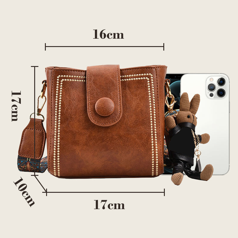 Andriani - Vintage Borsa Alla Moda Con Tracolla Regolabile