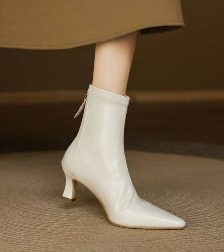 Lielah - Stivaletto in Pelle Con Cerniera