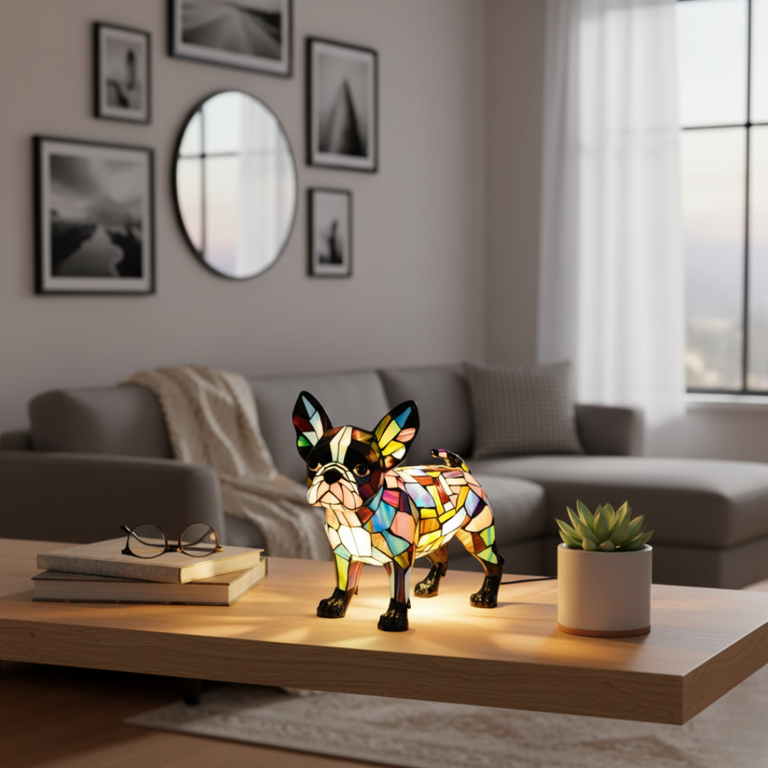 PawLamp - Lampada da Tavolo Artistica e Originale a Forma di Cane
