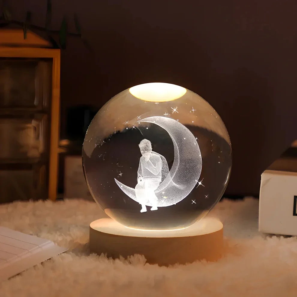 Glow Sphere – Lampada A Sfera Di Cristallo Luminosa