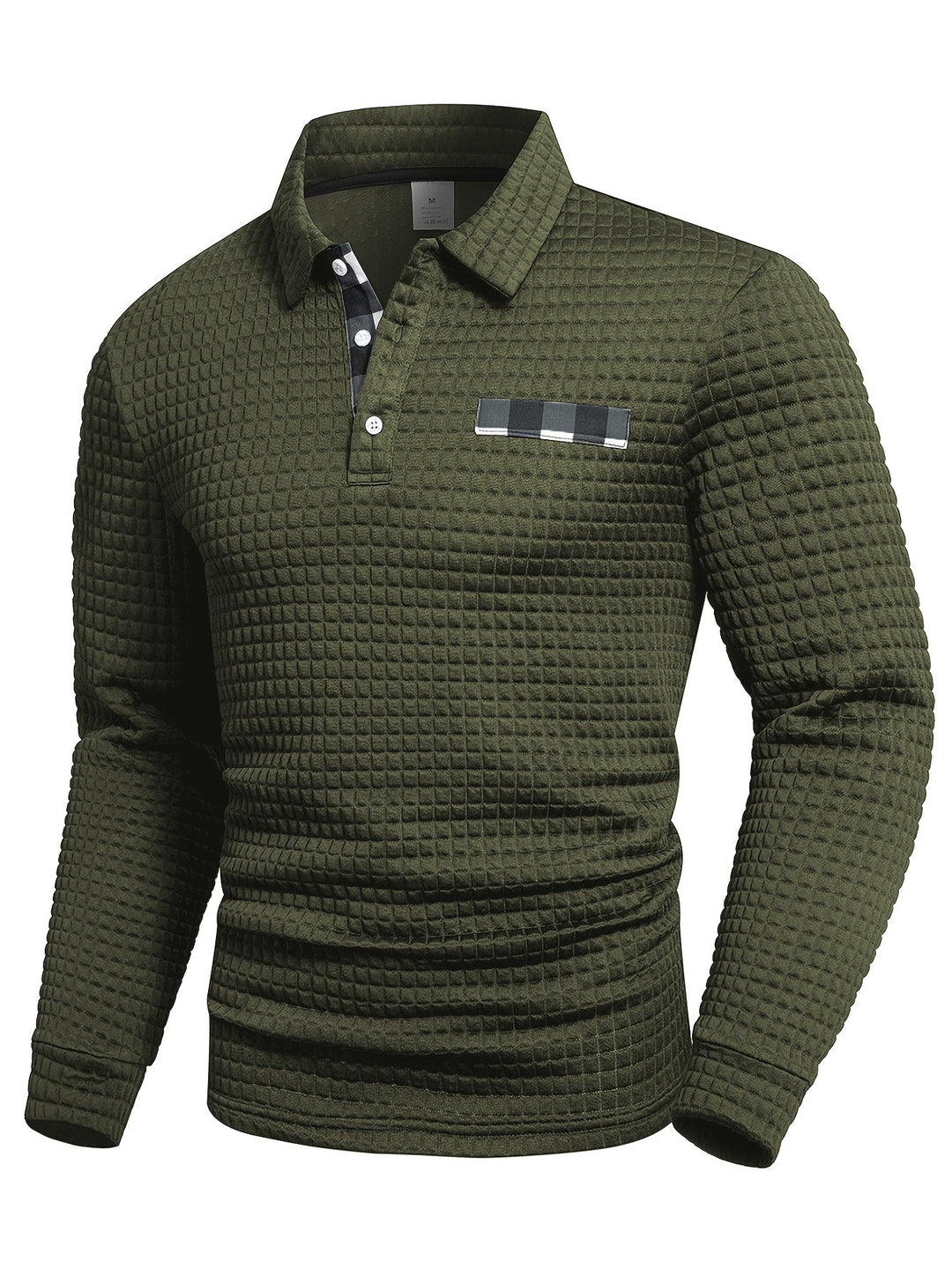 Juergen - Camicia Casual a Maniche Lunghe Con Bottoni
