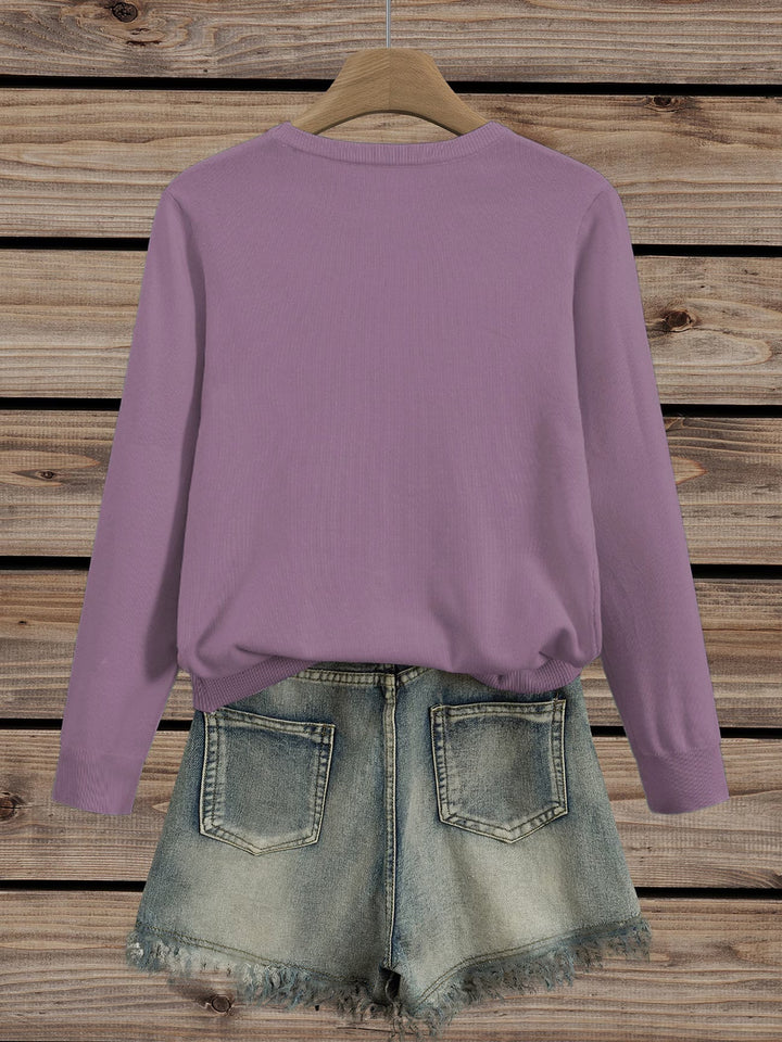 Meylaa - Elegante Maglione a Maniche Lunghe