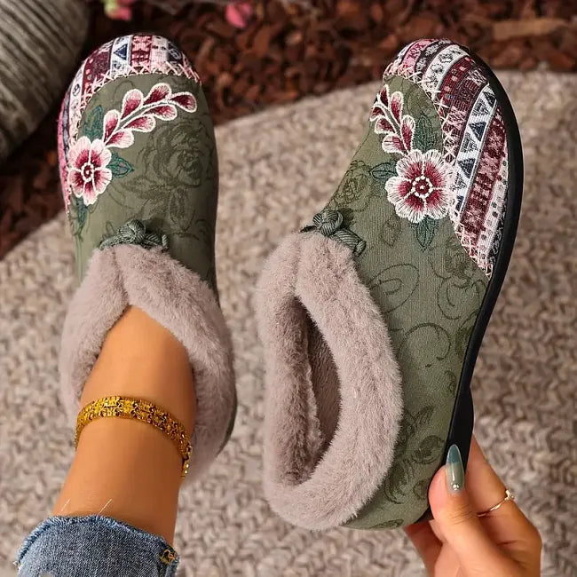 Dannelia - Scarpe Comode in Pelliccia Sintetica