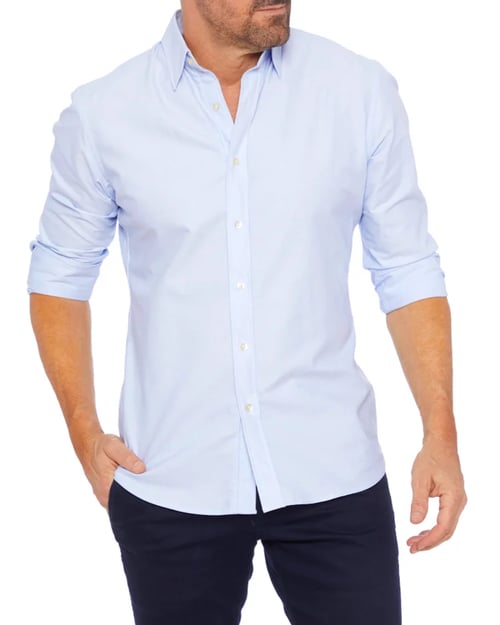 Ceferino - Camicia Disinvolto A Maniche Lunghe Con Bottoni