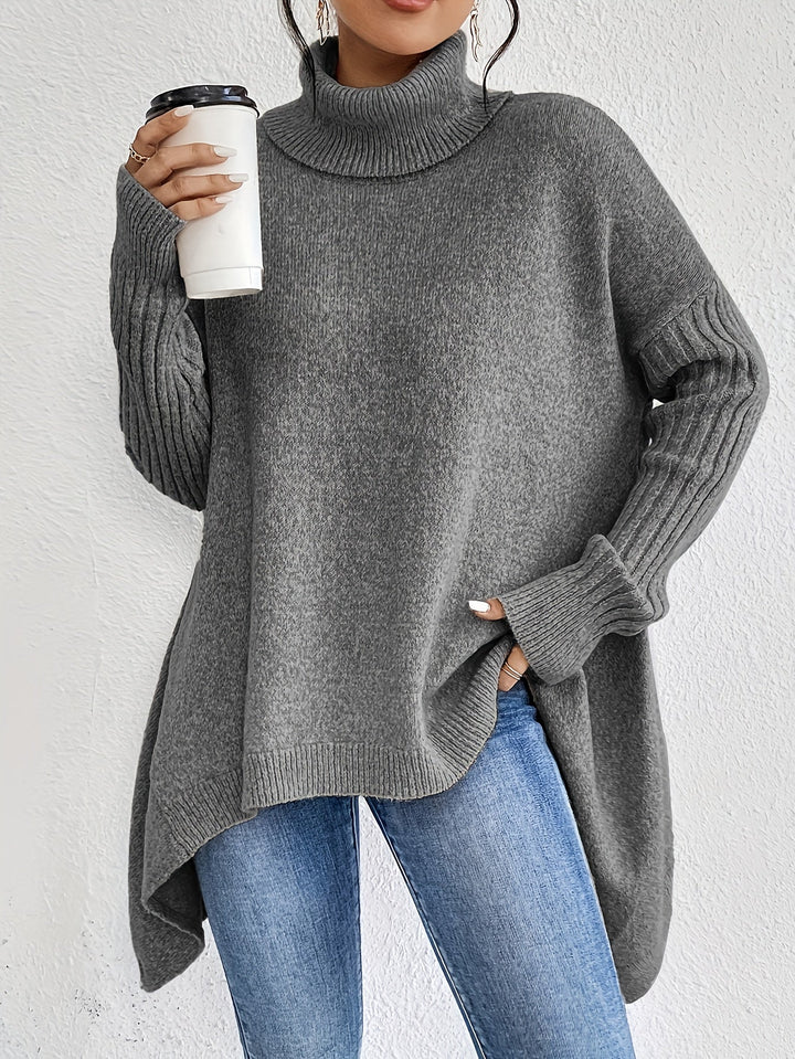 Matthias - T-Camicia Casual Con Cappuccio e Orlo Asimmetrico