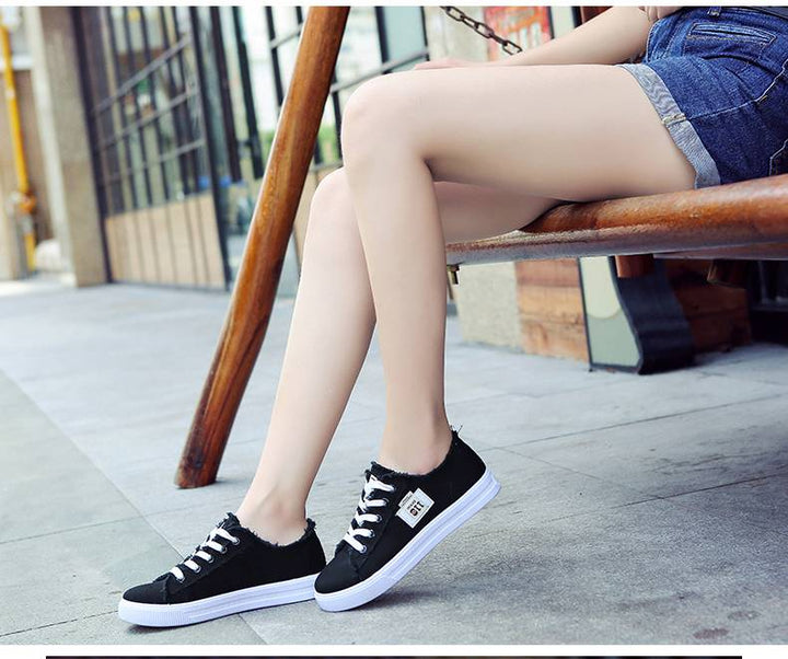 Oshenya - Scarpe Casual a Punta Arrotondata Con Suola Piatta