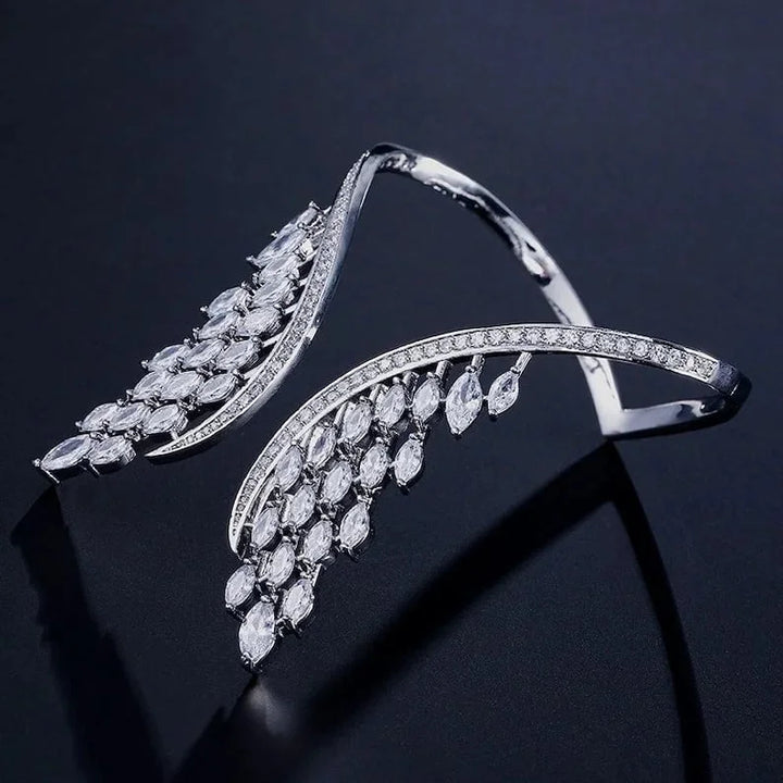 Evita - Bracciale e Anello con ali d'angelo