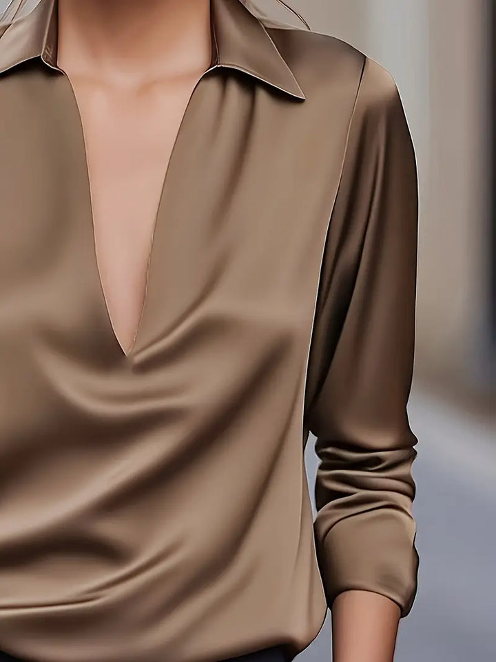 Nadene - Camicetta Con Scollo a V Premium