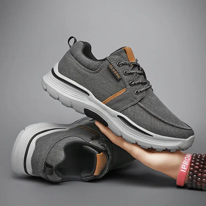 Keidean - Sneakers Stringate In Tela Traspirante