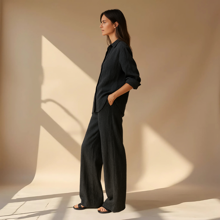 Ashleigh - Set Composto Da Camicia E Pantaloni