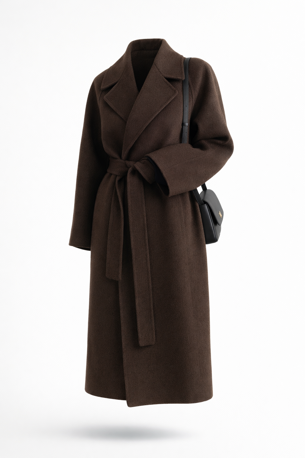 Shulamit - Elegante Soprabito a Maniche Lunghe Con Cintura