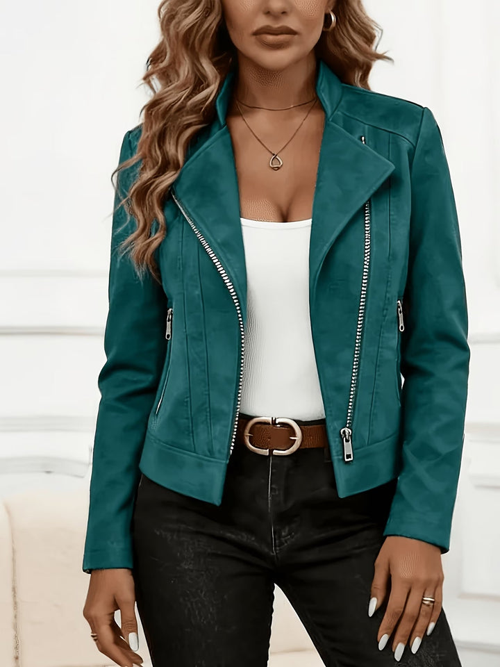 Amina - Long Sleeve Zip-Up Jacket
