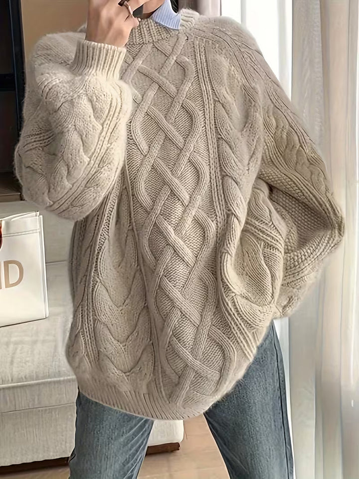 Elayra - Maglione Casual Dalla Vestibilità Ampia