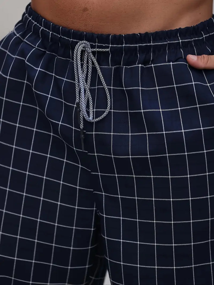 Rodolfo - Traspirante Plaid Stampa Pantaloni