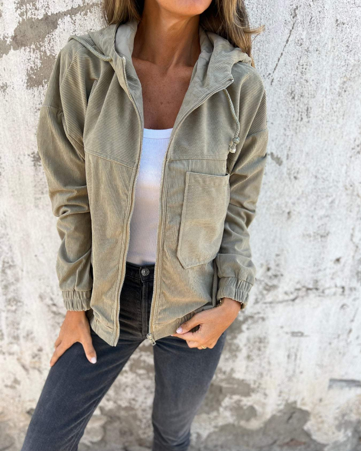 Adiana - Giacca a Maniche Lunghe Con Zip