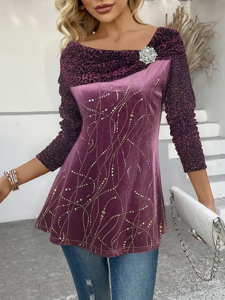 Zulikha - Elegante Top a Maniche Lunghe