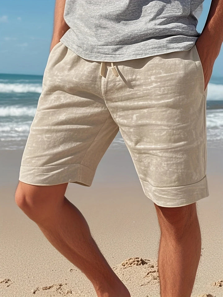 Callan - Pantaloncini Casual In Lino Con Tasca