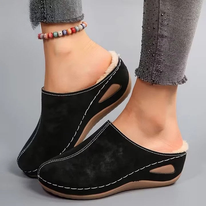 Martinez - Scarpa Slip-On Foderate In Pelliccia Sintetica