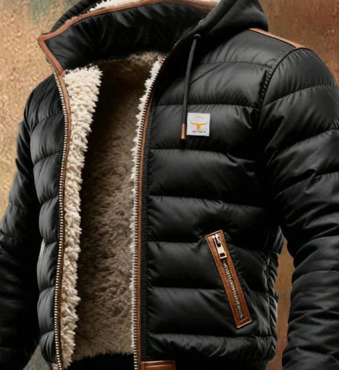 Gerwinen - Giacca con Cappuccio e Fodera in Sherpa