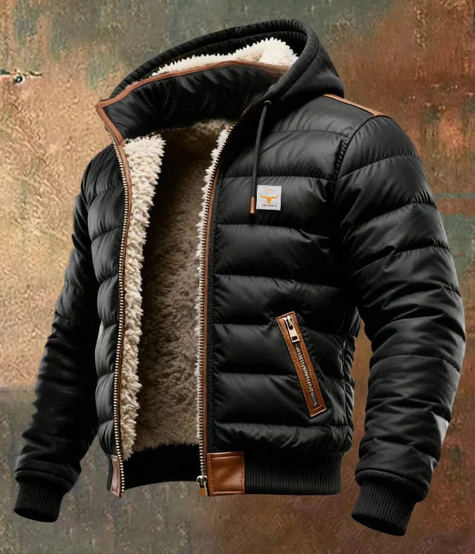 Gerwinen - Giacca con Cappuccio e Fodera in Sherpa