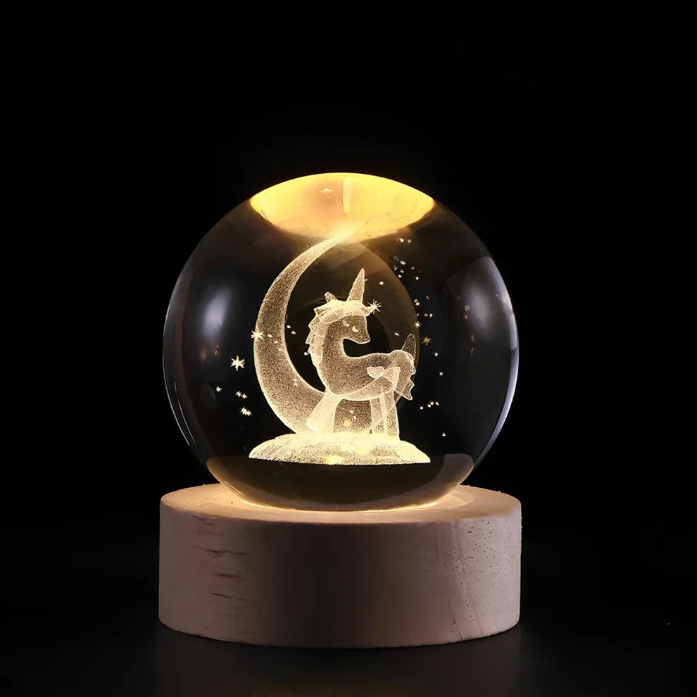 Glow Sphere – Lampada A Sfera Di Cristallo Luminosa