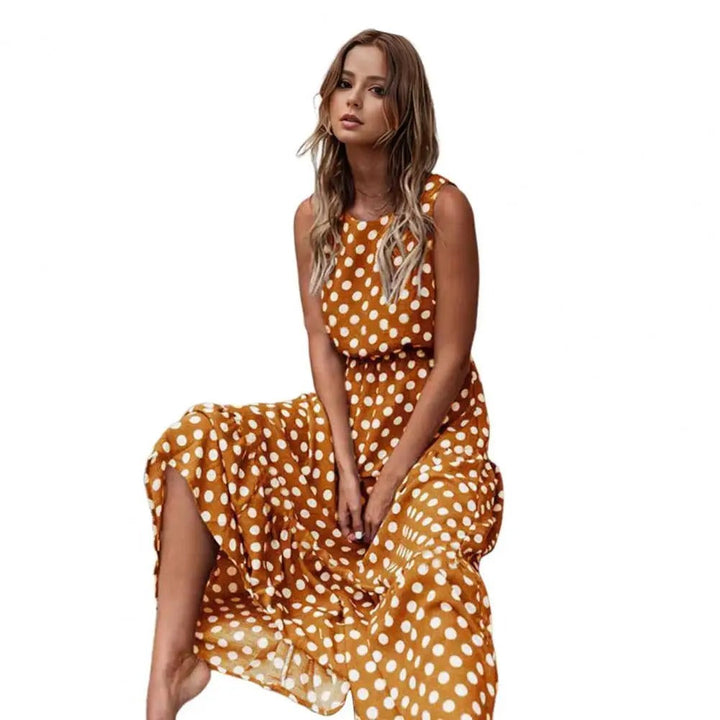 Laressa - Vestito Midi Boho a Pois