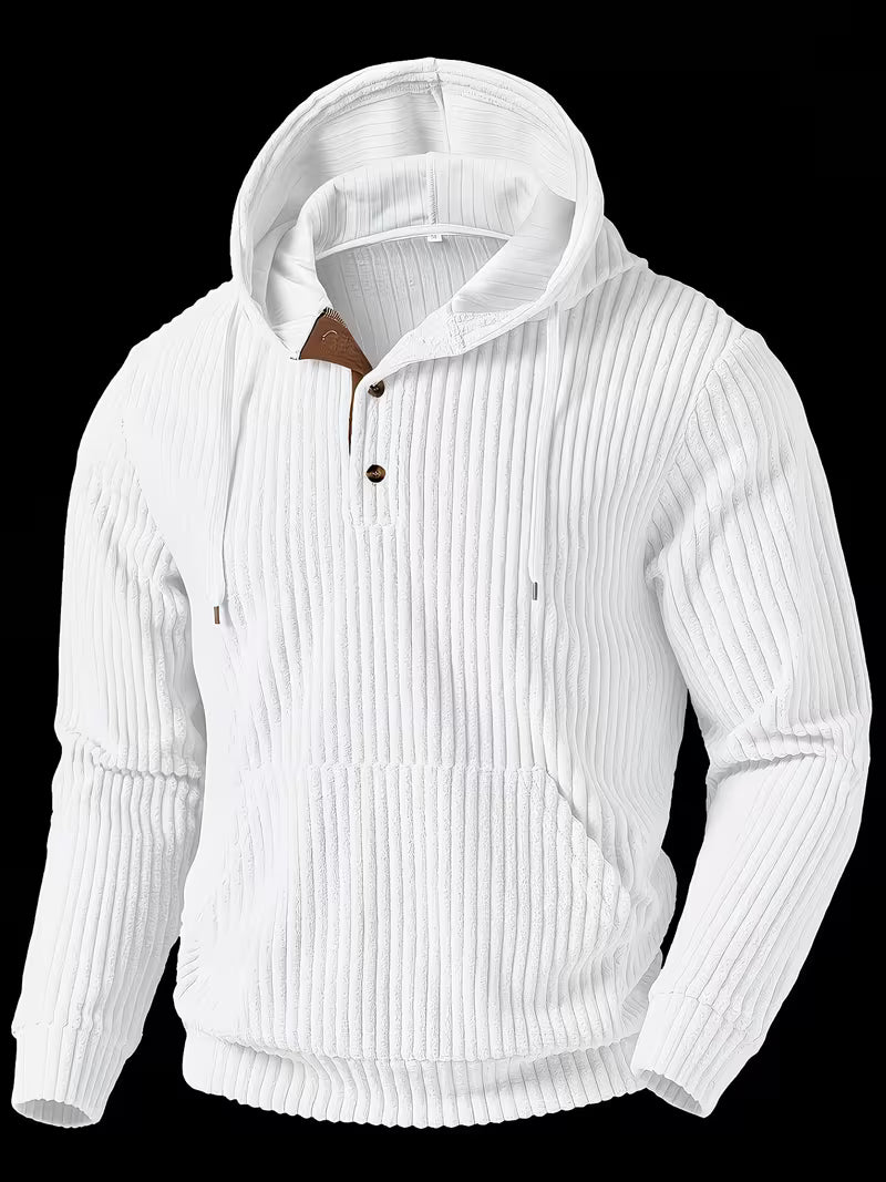 Colman - Elegante Felpa Con Cappuccio e Consistenza