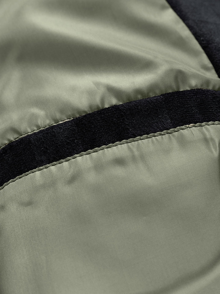 Leander - Giacca Con Tasche In Finta Pelle Scamosciata Con Stampa a Scacchi