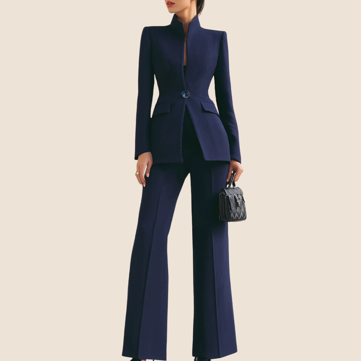Kaelyn - Completo Giacca e Pantaloni con Bottone Singolo