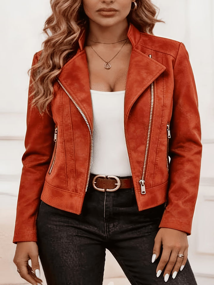 Amina - Long Sleeve Zip-Up Jacket