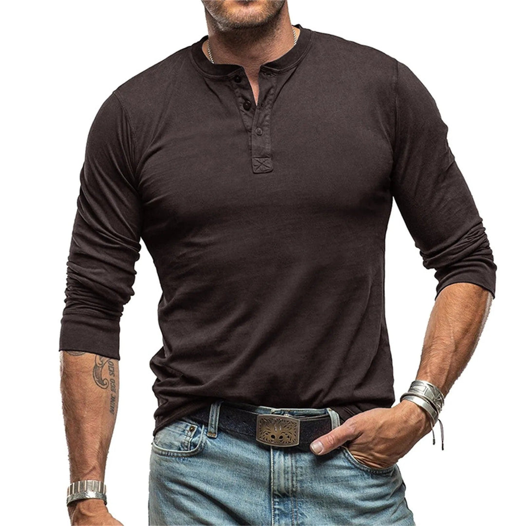 Lambert - Camicia Vintage a Maniche Lunghe