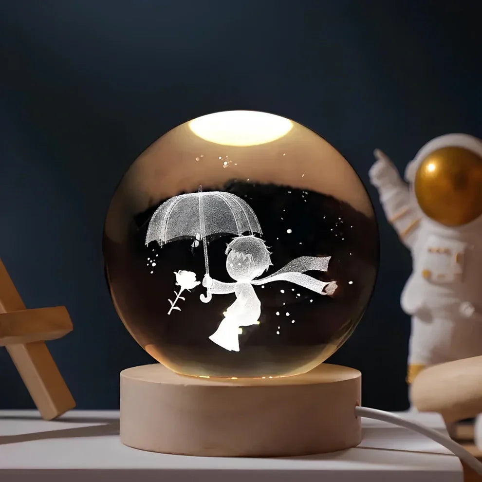 Glow Sphere – Lampada A Sfera Di Cristallo Luminosa