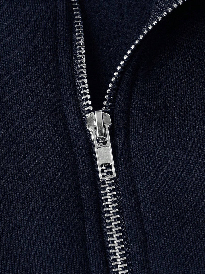 Kaucher - Felpa Classica Con zip a Un Quarto
