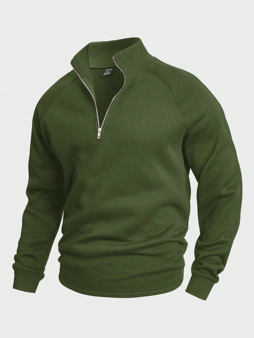 Kaucher - Felpa Classica Con zip a Un Quarto