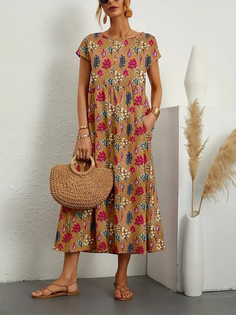 Deborah - Elegante Abito Floreale
