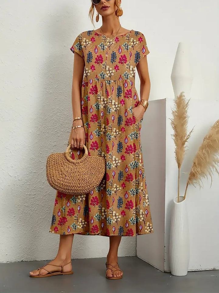 Deborah - Elegante Abito Floreale