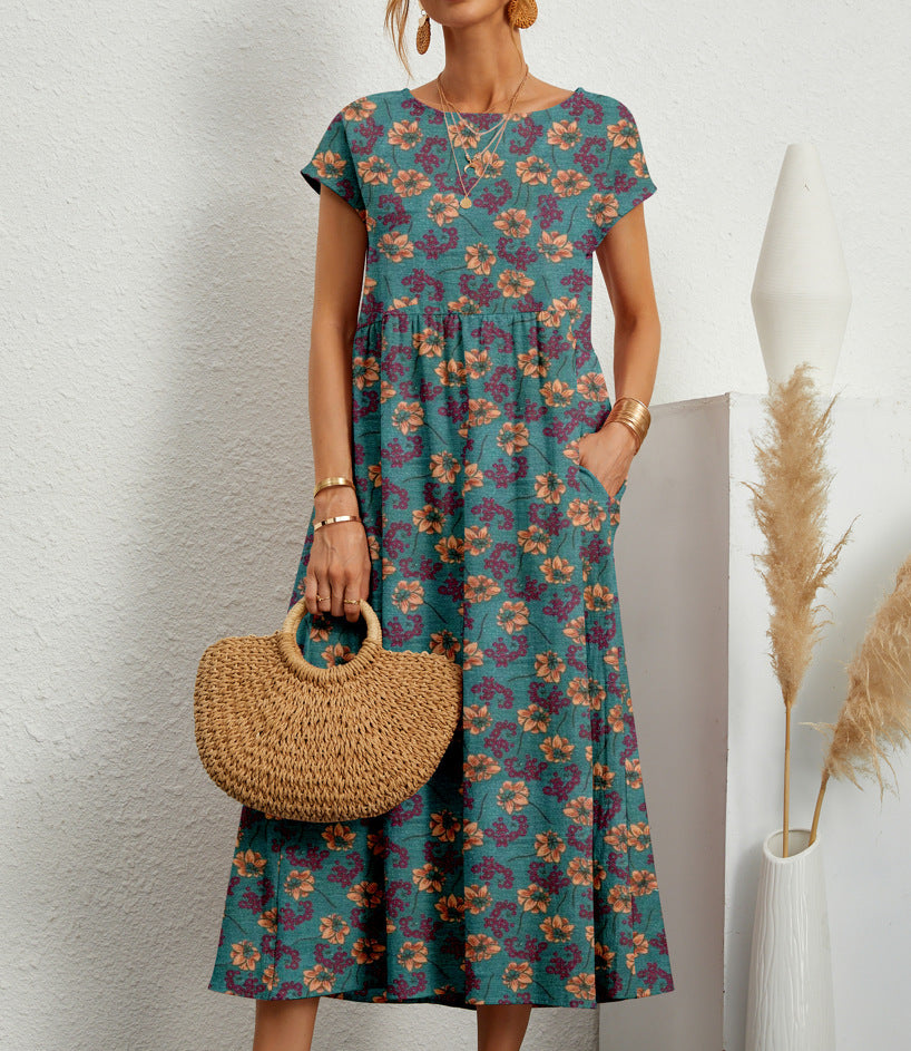 Deborah - Elegante Abito Floreale